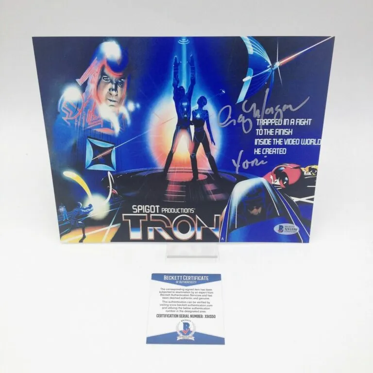 “Yori” in Tron – Cindy Morgan hand signed photo 20x25cm foto autografata