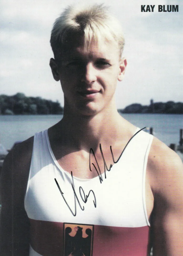 Kay Bluhm (canoa) – hand signed card 10x15cm