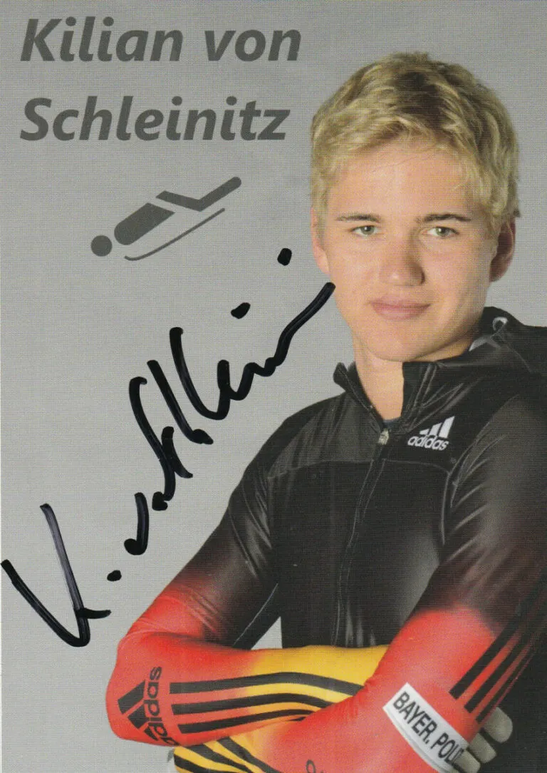 Kilian von Schleinitz (skeleton) – hand signed card 10x15cm
