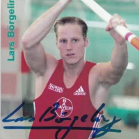 Lars Börgeling (atletica leggera) - hand signed card 10x15cm