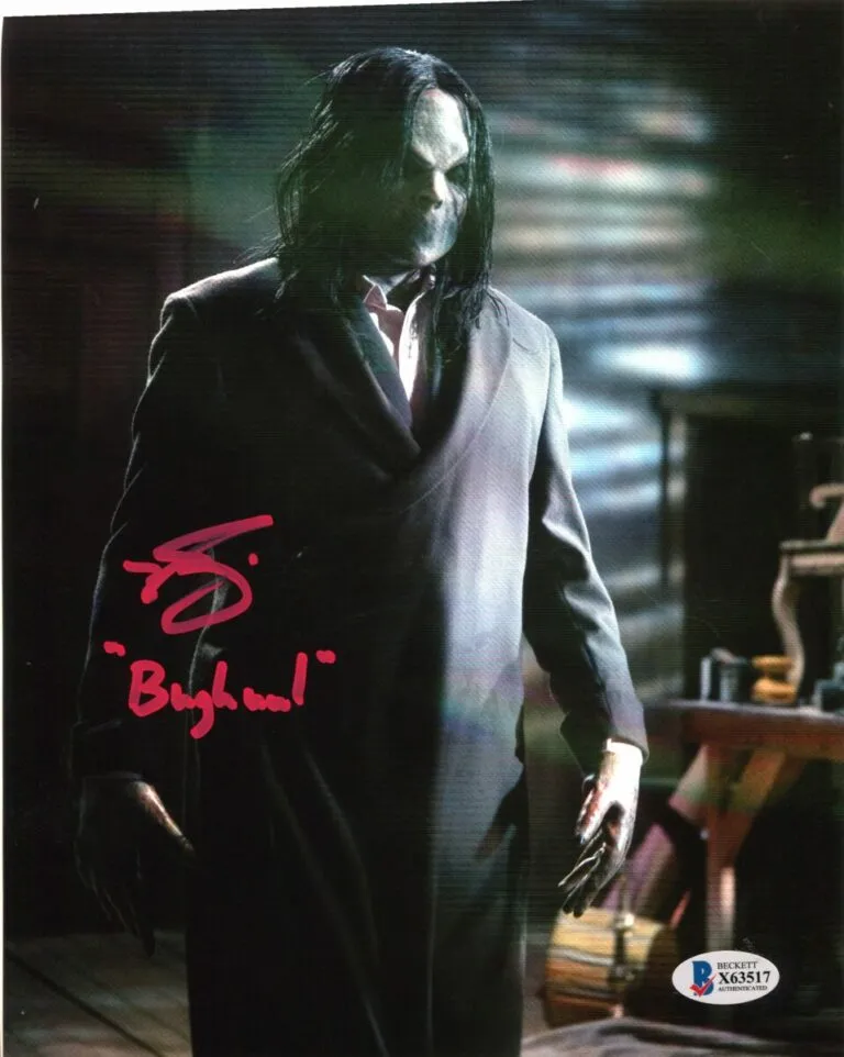“Mr. Boogie in Sinister” Nicholas King hand signed photo 20×25 foto autografata