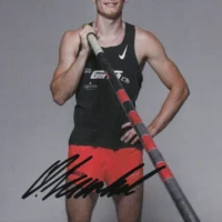 Oleg Zernikel (atletica leggera) - hand signed card 10x15cm