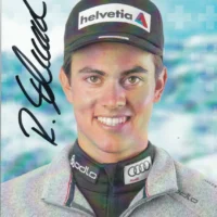 Roman Schaad (sci di fondo) - hand signed card 10x15cm