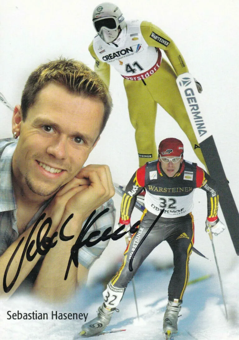 Sebastian Haseney (combinatista) – hand signed card 10x15cm