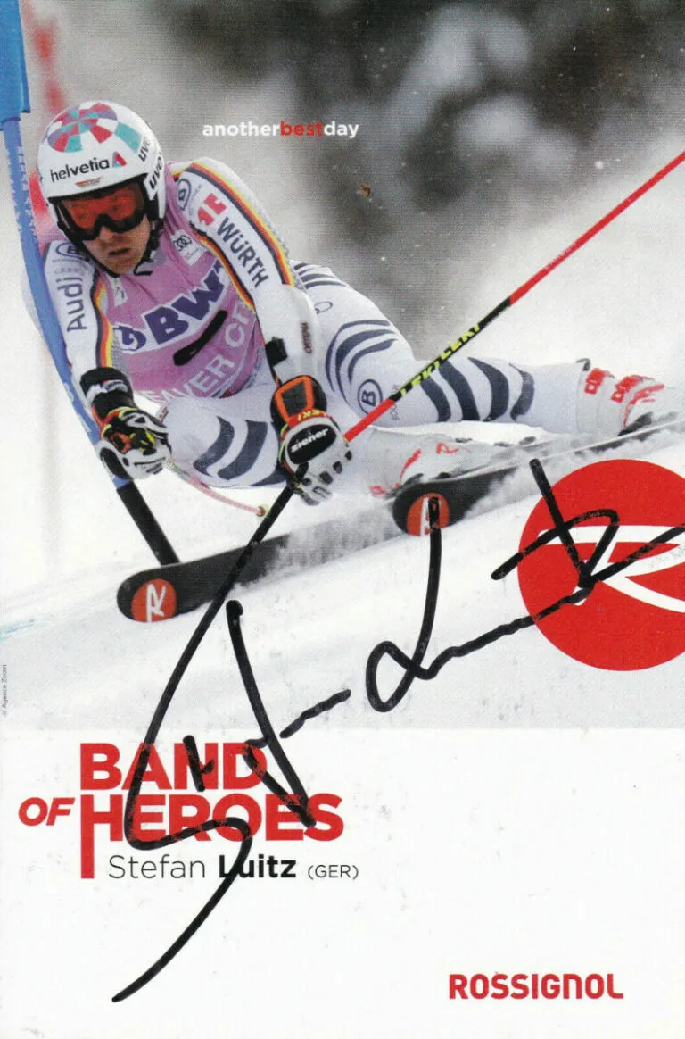 Stefan Luitz (sciatore alpino) – hand signed card 10x15cm