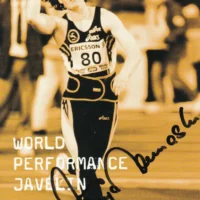 Tanja Damaske (atletica leggera) - hand signed card 10x15cm