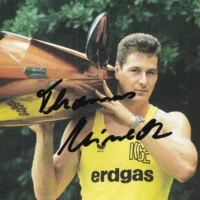 Thomas Reineck (canoa) - hand signed card 10x15cm