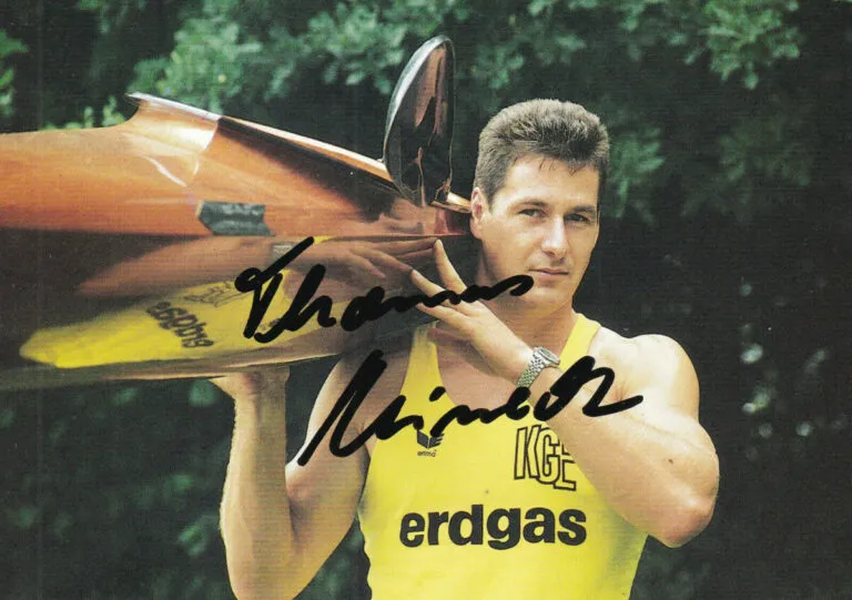 Thomas Reineck (canoa) – hand signed card 10x15cm