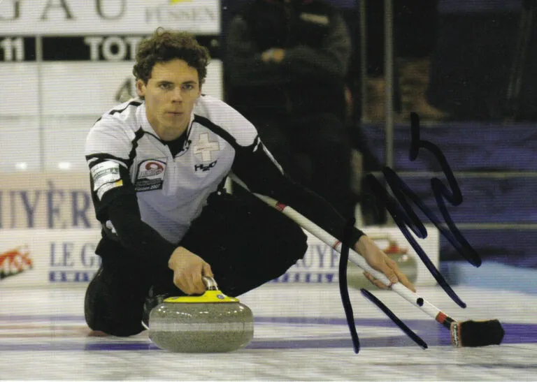 Toni Müller (giocatore di curling) – hand signed photo 10x15cm