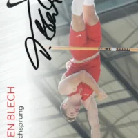 Torben BLECH (atletica leggera) - hand signed card 10x15cm