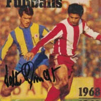 Walter SCHMIDT - (Eintracht Braunschweig 1968/69) - hand signed card 10x15cm