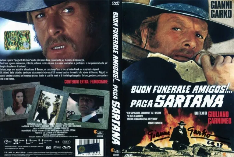 ” Buon Funerale Amigos!… Paga Sartana” Gianni Garko hand signed dvd autografato