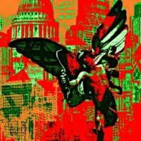 “A modern angel" opera di John Efrem - open edition