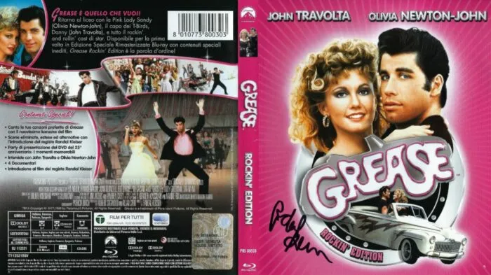Randal Kleiser - Grease - hand signed Blu-Ray autografato