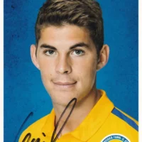 Emil Berggreen (Eintracht Braunschweig) - hand signed card 10x15cm