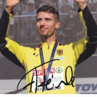 Fabian Heinle (atletica leggera) - hand signed card 10x15cm
