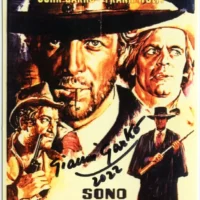 "Sono Sartana, il vostro becchino" Gianni Garko hand signed photo 10x15cm foto autografata