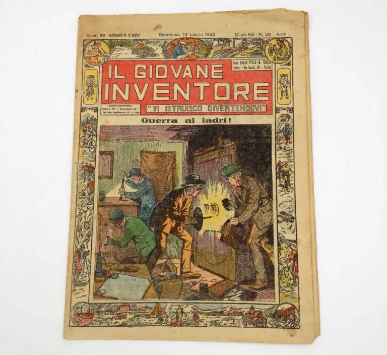 Rivista Il giovane inventore 12 luglio 1925