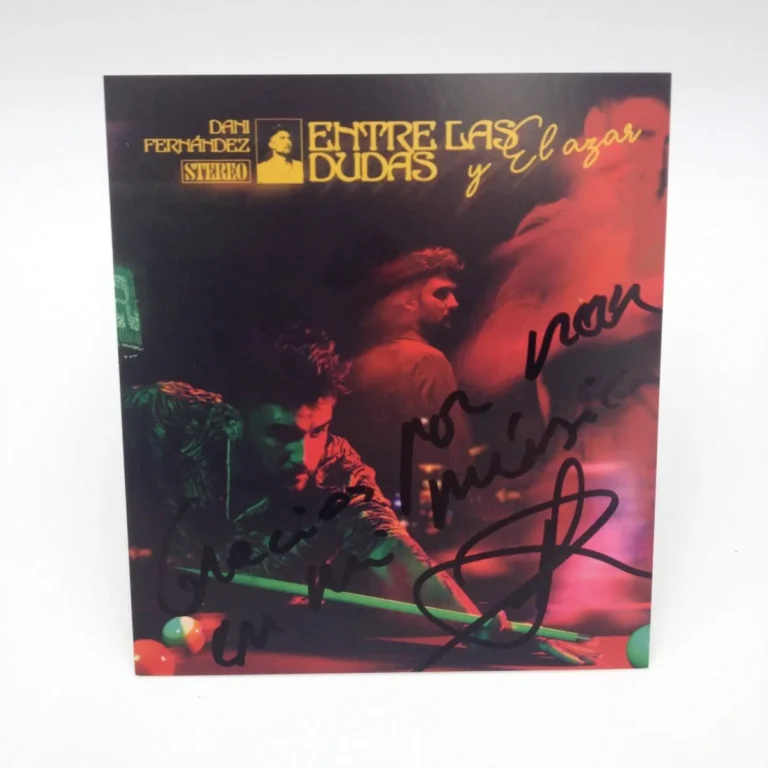 Dani Fernández – Entre Las Dudas Y El Azar cd + card autografata
