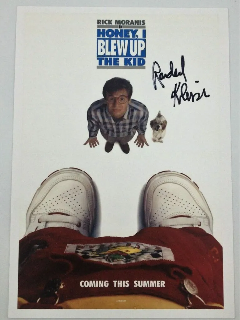 Randal Kleiser – Honey, I Blew Up The Kid – hand signed card 14x21cm autografata