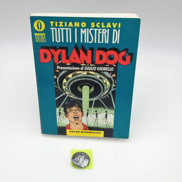 Tutti i misteri di Dylan Dog – Tiziano Sclavi + spilletta Dylan Dob (fumetto usato)