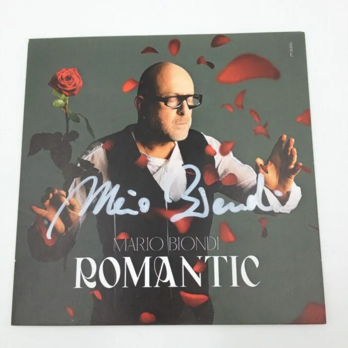 Cd Romantic con card autografata da Mario Biondi