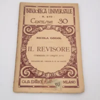 Il revisore - Nicola Gogol, primi '900