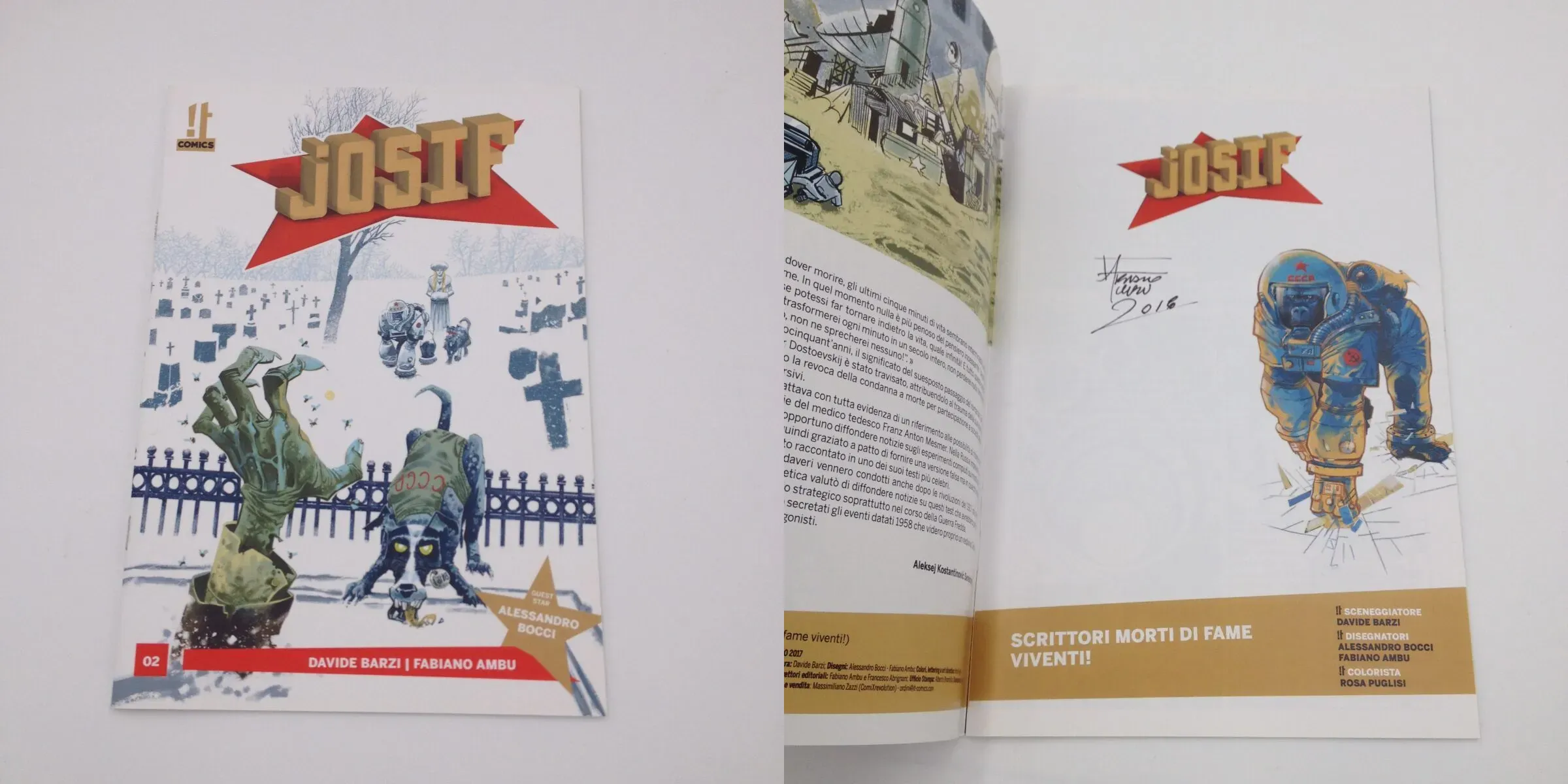 Josif 2 autografato da Fabiano Ambu 2018