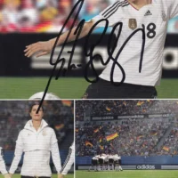Kerstin Garefrekes (1. FFC Francoforte) - hand signed card 10x15cm