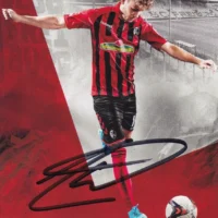 Luca Waldschmidt (SC Freiburg 2021/22) - hand signed card 10x15cm