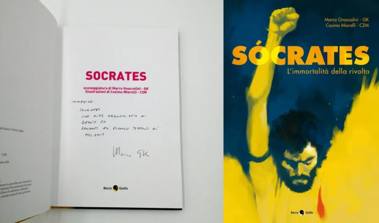 Socrates. L’immortalità della rivolta autografato Marco GK Gnaccolini