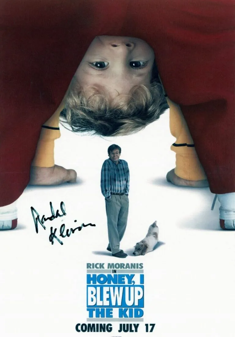Randal Kleiser – Honey, I Blew Up The Kid – hand signed card 14x21cm autografata