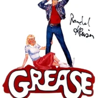 Randal Kleiser - Grease - hand signed card 14x21cm autografata