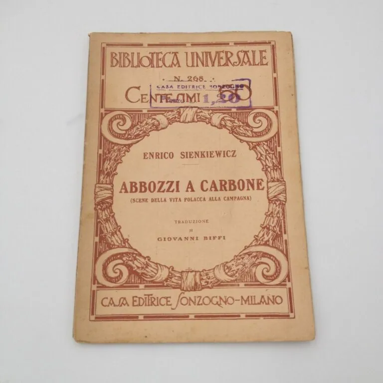 Abbozzi a carbone di Enrico Sienkiewicz (primi del ‘900)