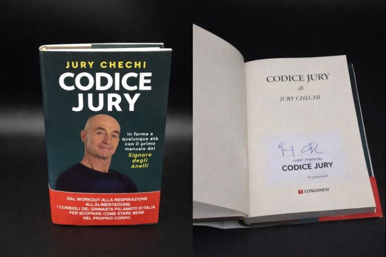 Codice Juri libro autografato da Jury Chechi