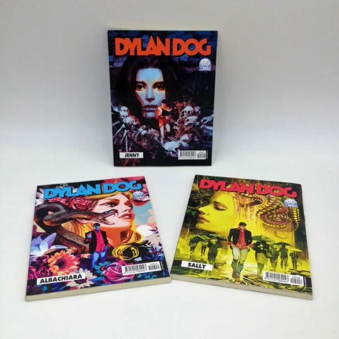 Dylan Dog & Vasco Rossi, lotto di 3 fumetti da collezione (nuovi)