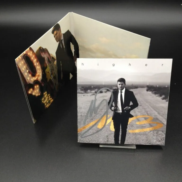 CD Higher con Booklet autografato da Michael Bublé
