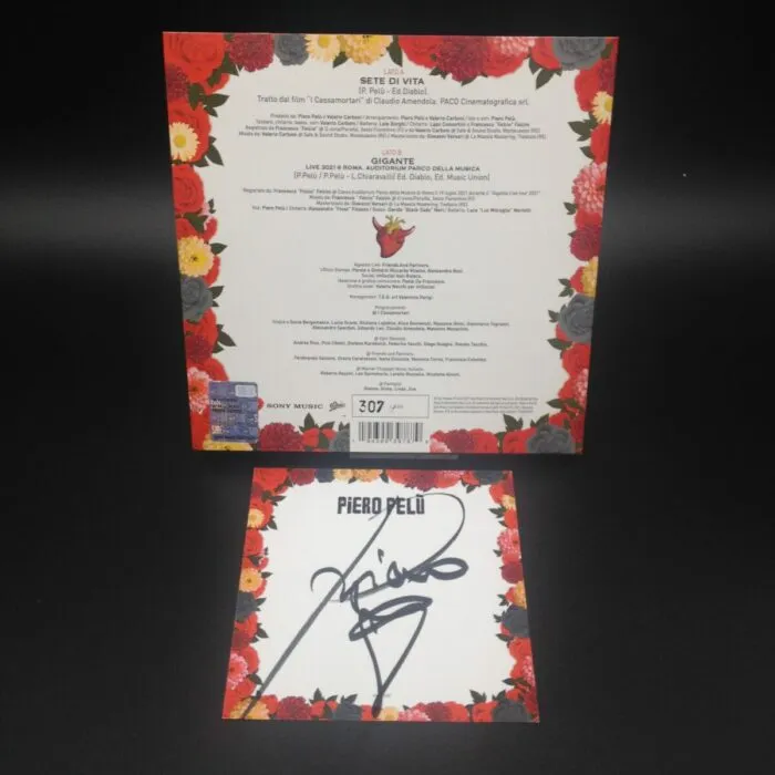 Sete di vita/Gigante Vinile Ed. Limitata 307/500 con card autografata da Piero Pelù
