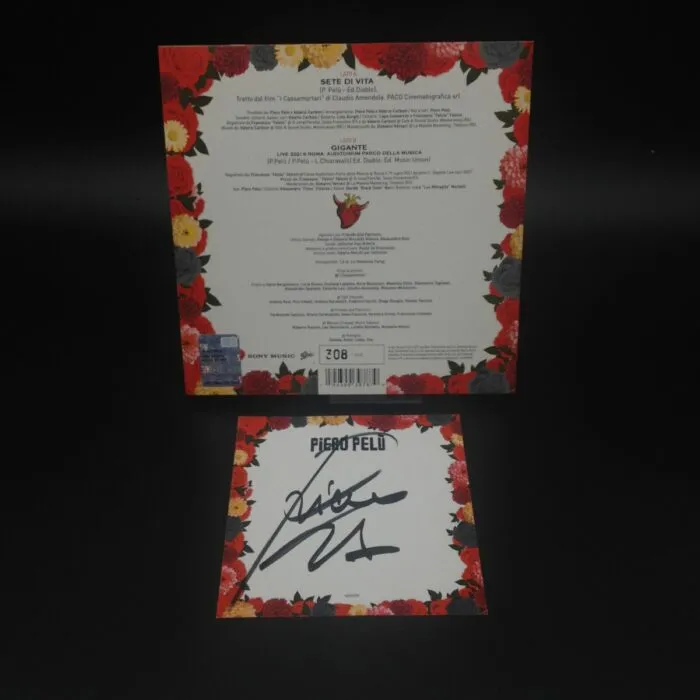 Sete di vita/Gigante Vinile Ed. Limitata 308/500 con card autografata da Piero Pelù