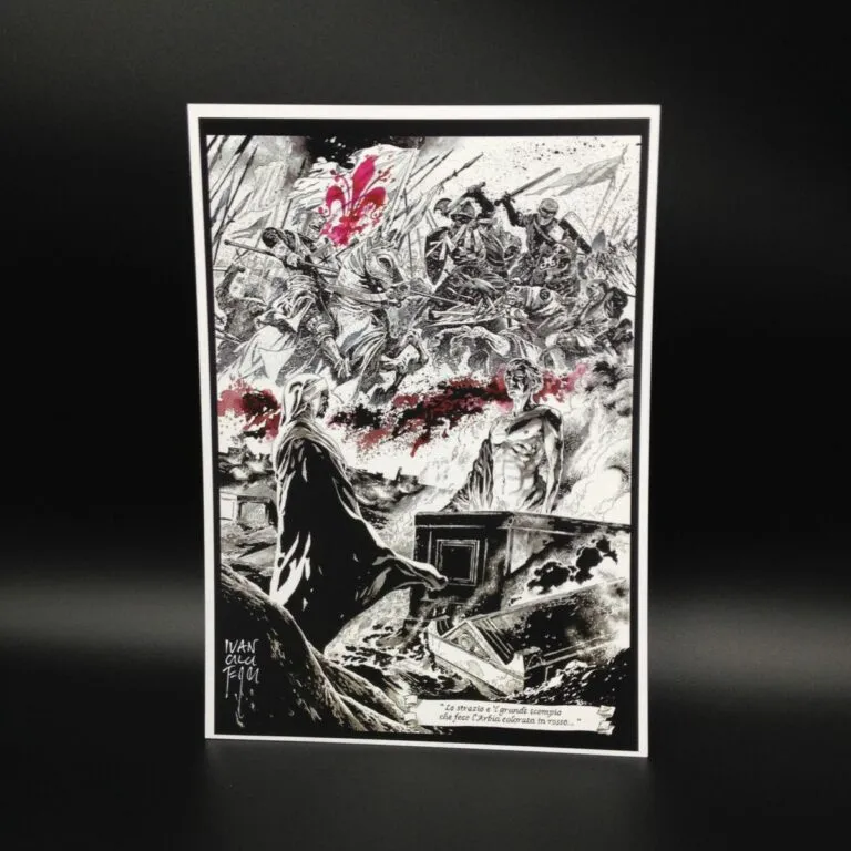 Dante autografato da Ivana Calcaterra