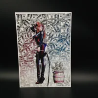 Fujiko (aka Margot) Lupin III autografata da Fabio Piacentini