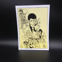 Lupin III autografata da Luigi Siniscalchi