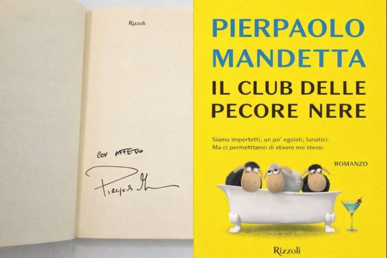 Il club delle pecore nere libro autografato da Pierpaolo Mandetta