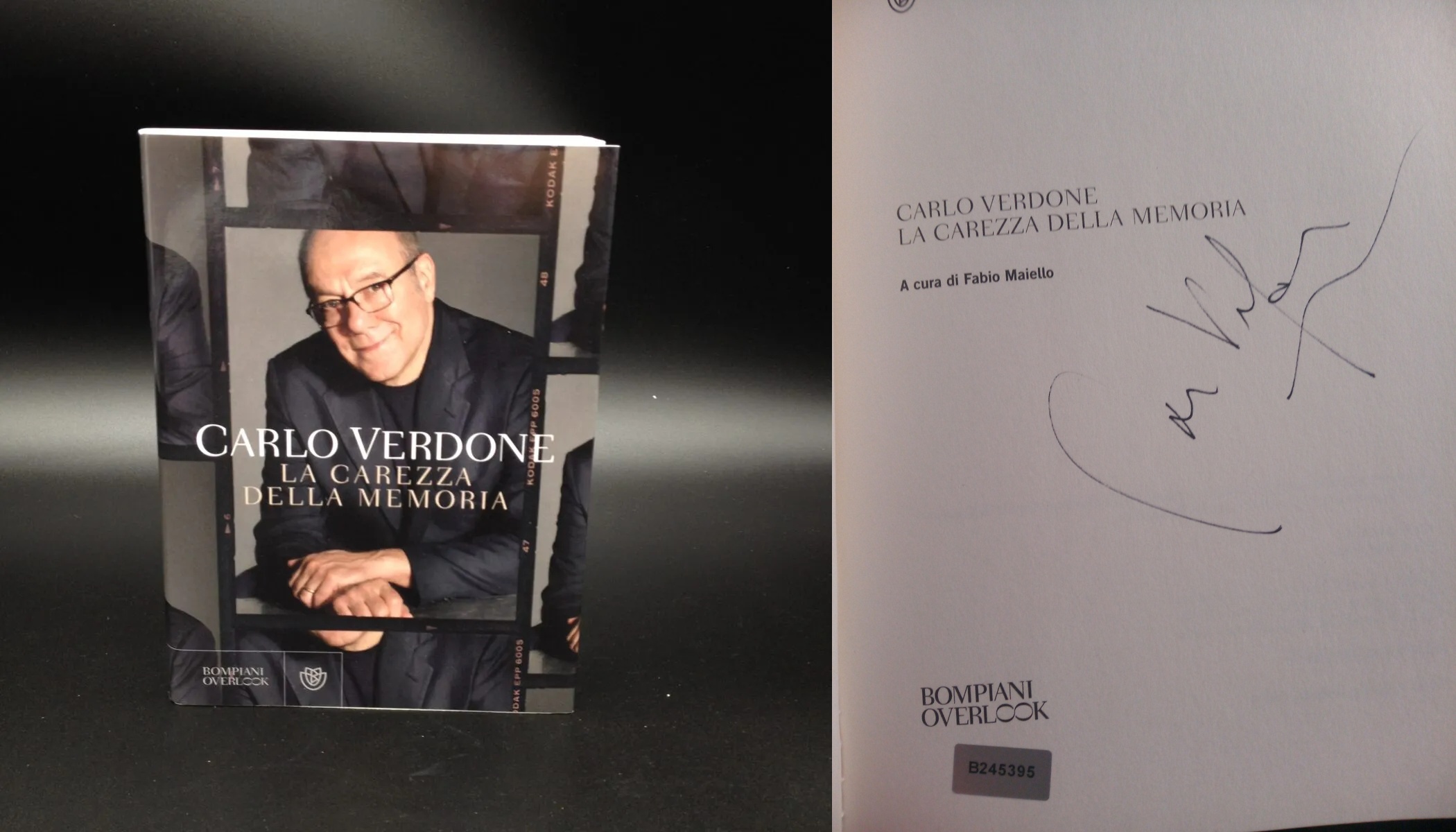 La carezza della memoria libro autografato da Carlo Verdone 04