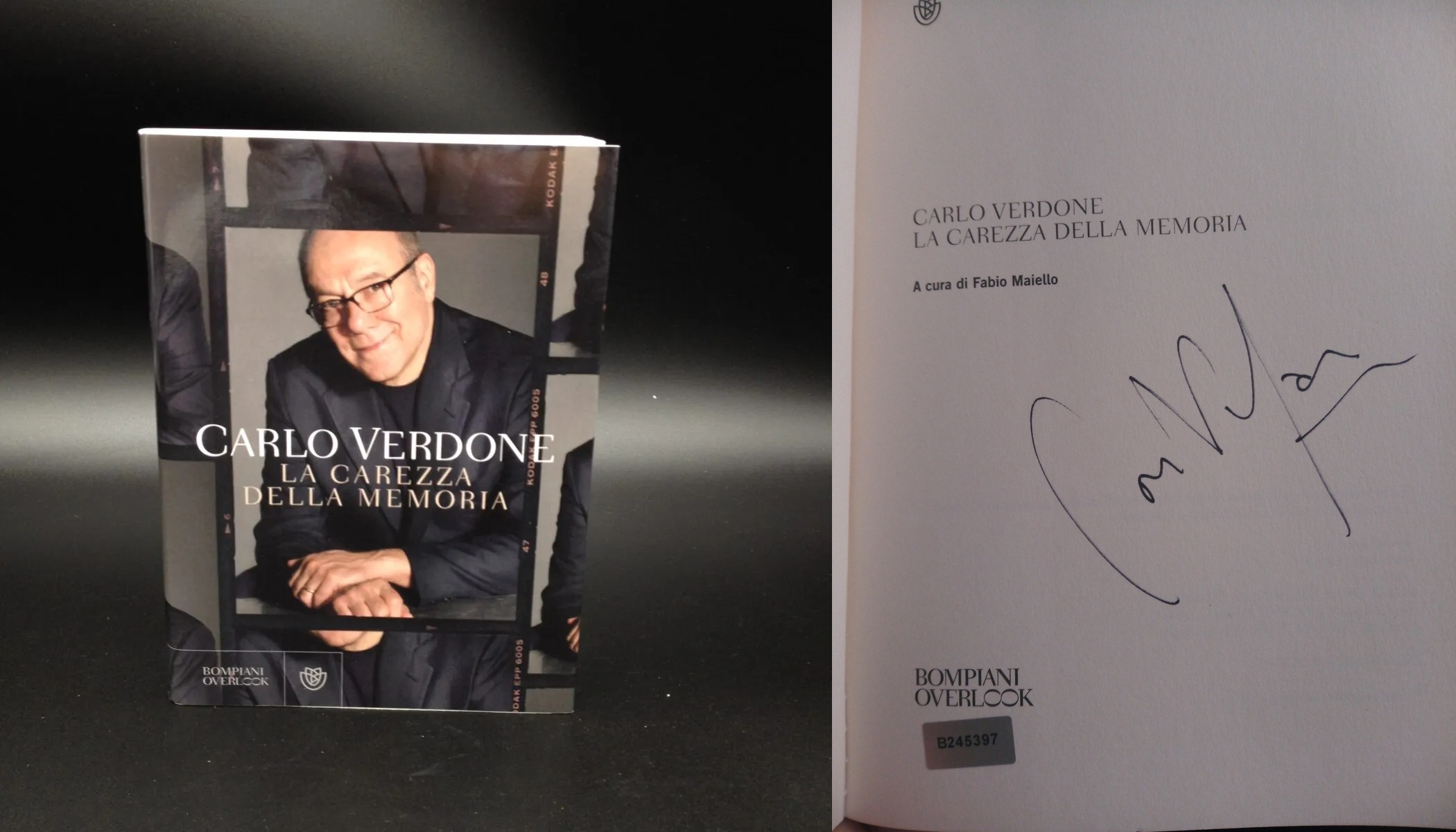 La carezza della memoria libro autografato da Carlo Verdone 05