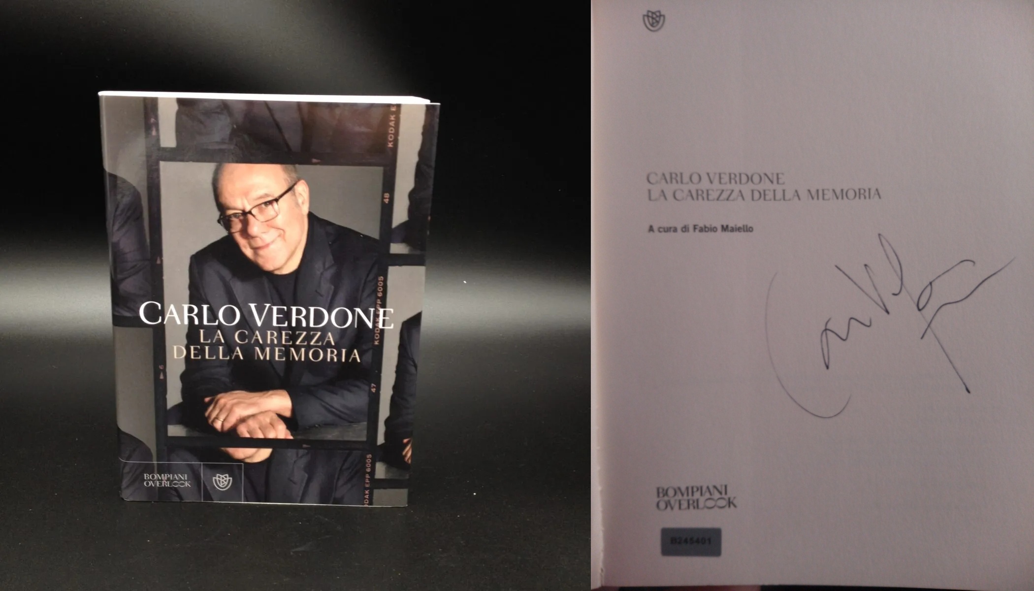 La carezza della memoria libro autografato da Carlo Verdone 07