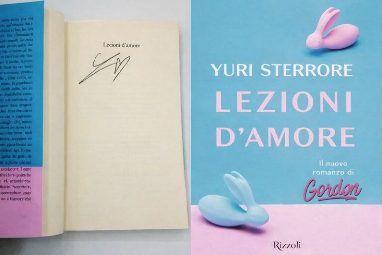 Lezioni d’amore libro autografato da Yuri Sterrore