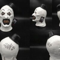 Maschera TERRIFIER autografata da David Howard Thornton nel film "Art The Clown"