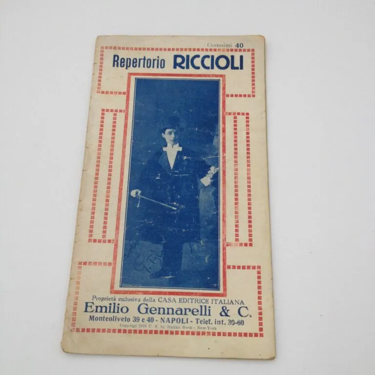 Repertorio Riccoli (Cabaret primi del ‘900)