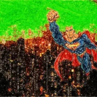 “Superman" opera di John Efrem - open edition